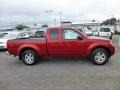 2013 Lava Red Nissan Frontier SV V6 King Cab 4x4  photo #8