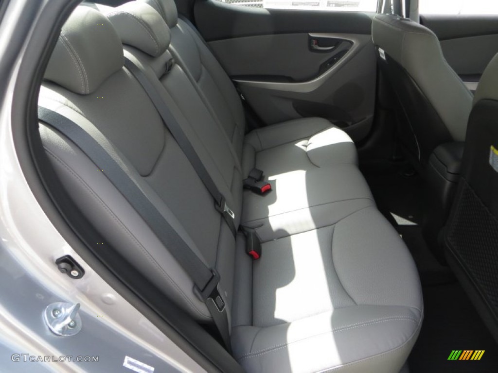 2013 Elantra Limited - Titanium Gray Metallic / Gray photo #19