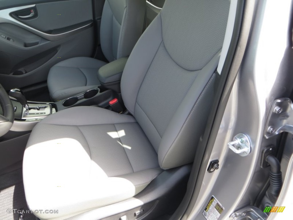 2013 Elantra Limited - Titanium Gray Metallic / Gray photo #23