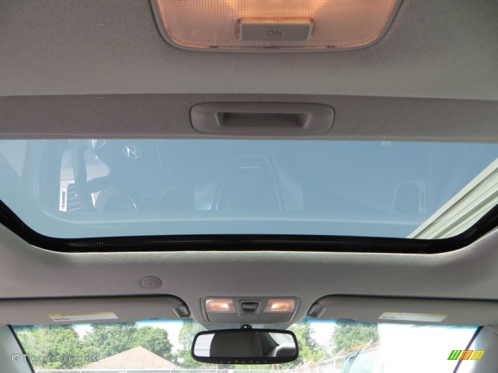 2013 Elantra Limited - Titanium Gray Metallic / Gray photo #25