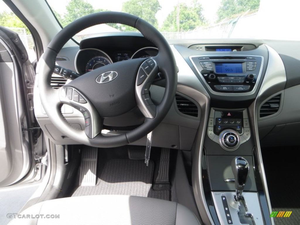 2013 Elantra Limited - Titanium Gray Metallic / Gray photo #26