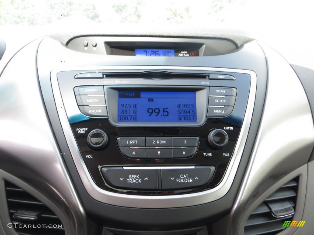 2013 Elantra Limited - Titanium Gray Metallic / Gray photo #28