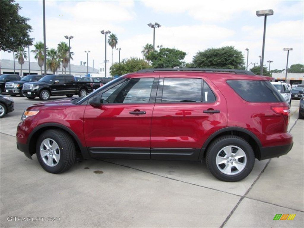 Ruby Red 2014 Ford Explorer FWD Exterior Photo #84438686