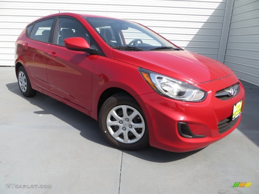 2013 Boston Red Hyundai Accent GS 5 Door 84404117 Photo 9 GTCarLot