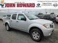 2013 Brilliant Silver Nissan Frontier SV V6 Crew Cab 4x4  photo #1