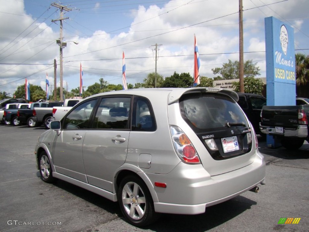2005 Aerio SX Sport Wagon - Silky Silver Metallic / Black photo #7
