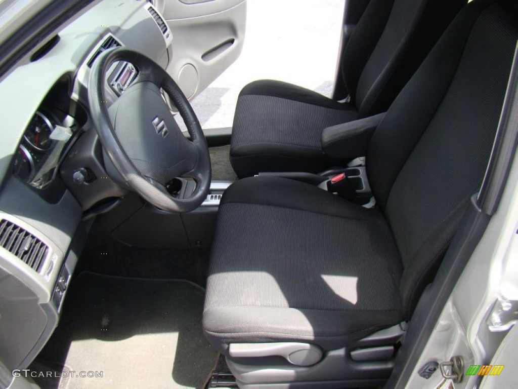 2005 Aerio SX Sport Wagon - Silky Silver Metallic / Black photo #11