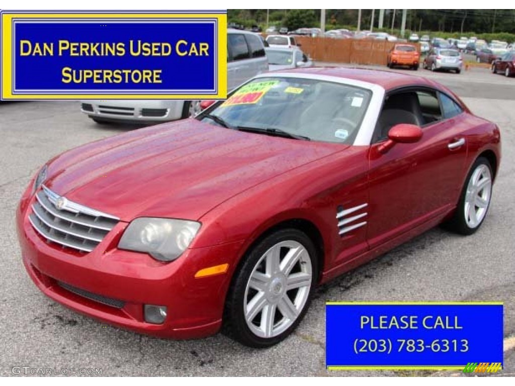 2005 Crossfire Limited Coupe - Blaze Red Crystal Pearlcoat / Dark Slate Grey/Medium Slate Grey photo #1