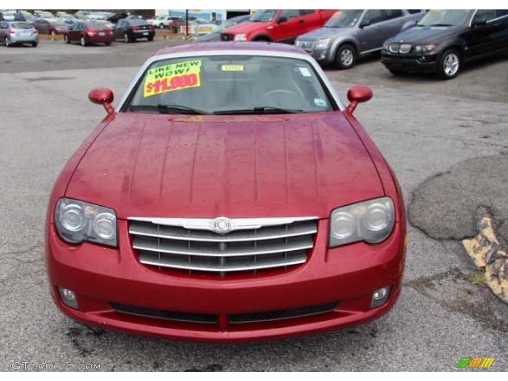 2005 Crossfire Limited Coupe - Blaze Red Crystal Pearlcoat / Dark Slate Grey/Medium Slate Grey photo #2