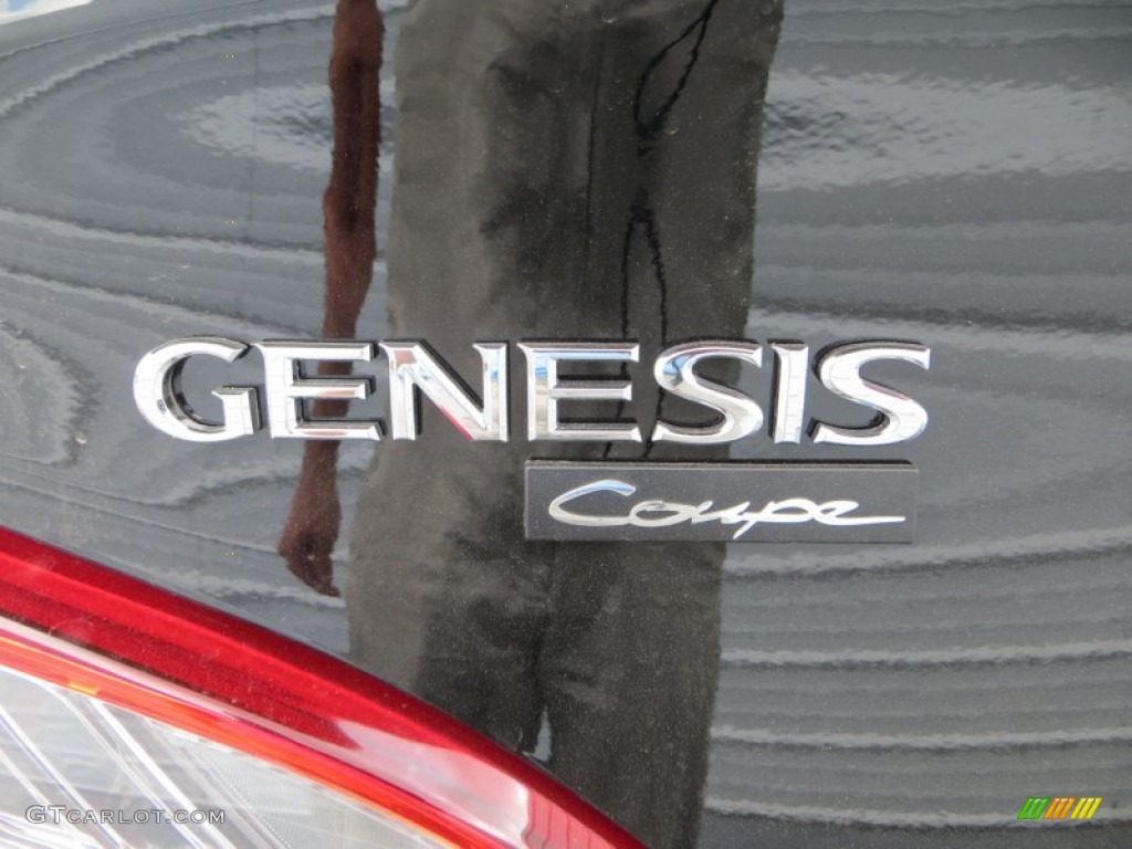 2013 Genesis Coupe 3.8 Track - Black Noir Pearl / Black Leather photo #12