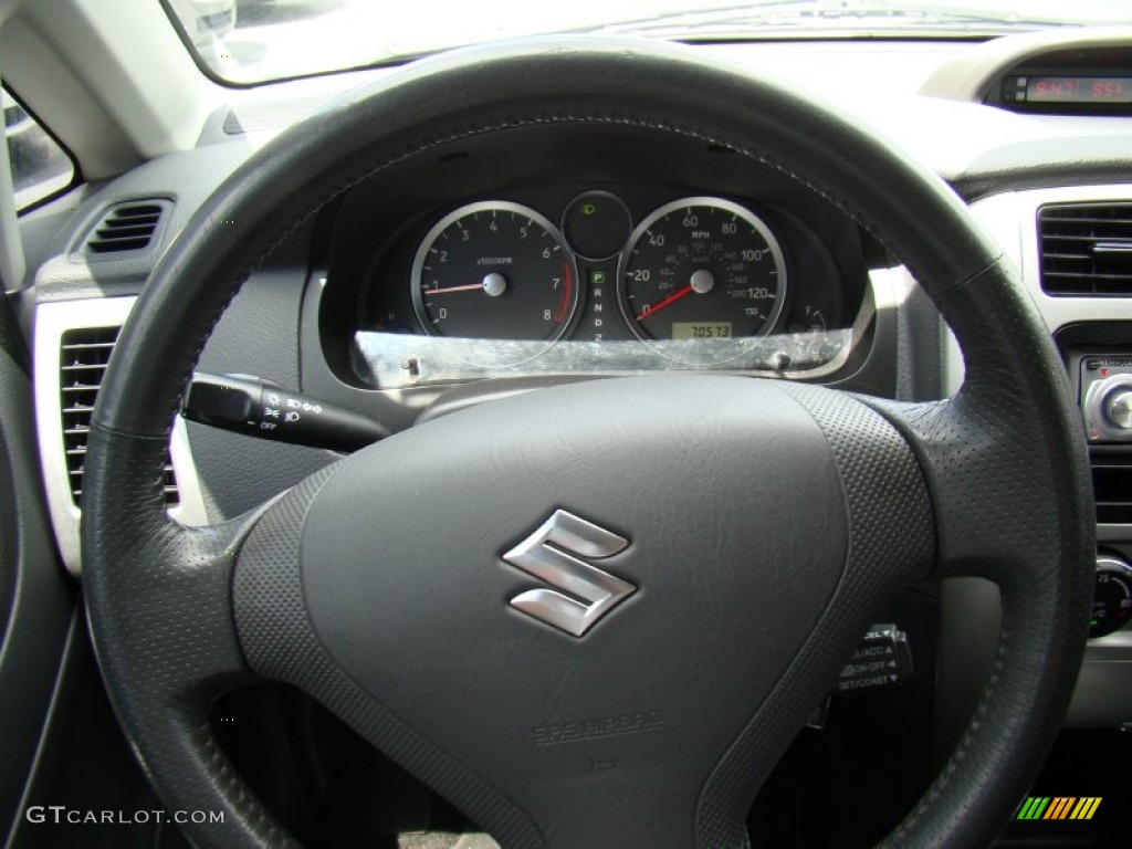 2005 Aerio SX Sport Wagon - Silky Silver Metallic / Black photo #21