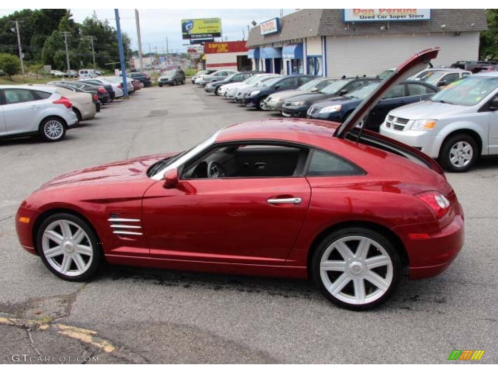 2005 Crossfire Limited Coupe - Blaze Red Crystal Pearlcoat / Dark Slate Grey/Medium Slate Grey photo #11