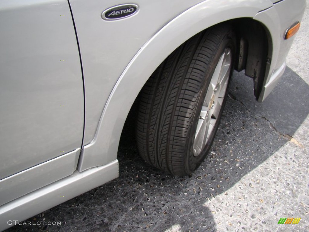 2005 Aerio SX Sport Wagon - Silky Silver Metallic / Black photo #24