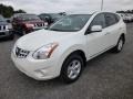 2013 Pearl White Nissan Rogue S AWD  photo #3