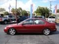 Bordeaux Red Pearl 1995 Honda Accord LX Sedan Exterior