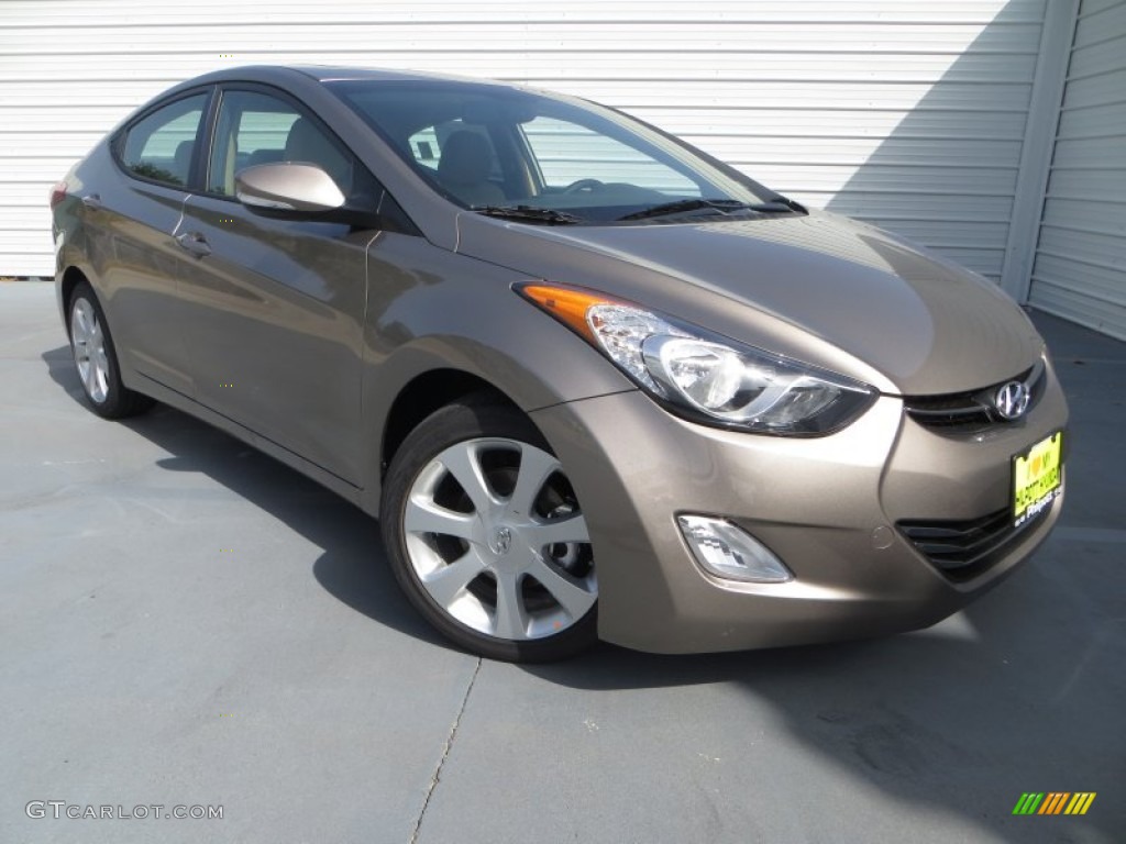 2013 Elantra Limited - Desert Bronze / Beige photo #2