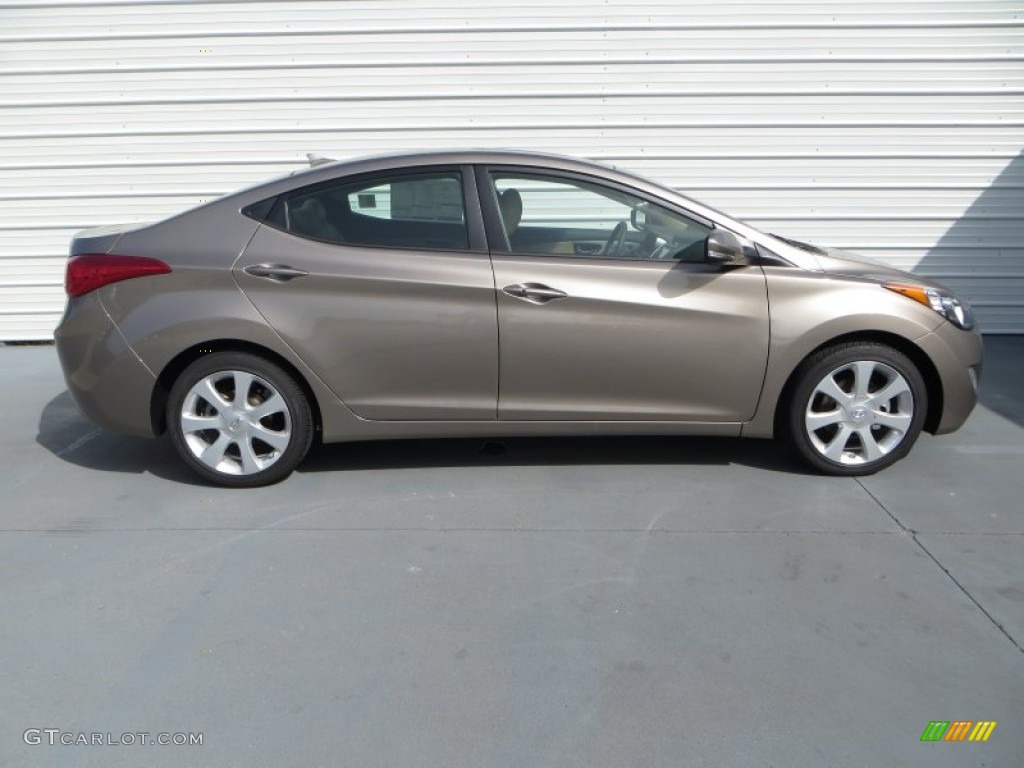 2013 Elantra Limited - Desert Bronze / Beige photo #3