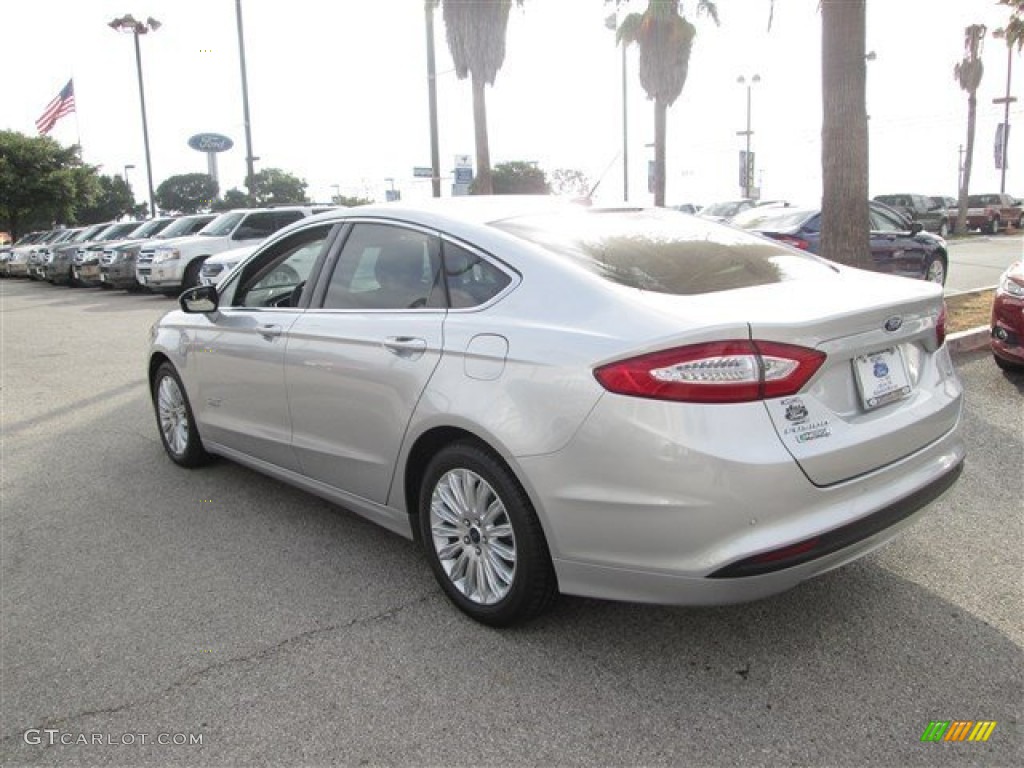 2013 Fusion Energi SE - Ingot Silver Metallic / Charcoal Black photo #3