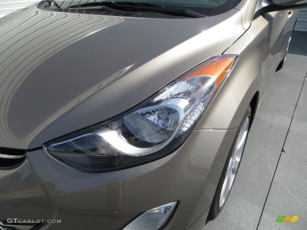 2013 Elantra Limited - Desert Bronze / Beige photo #9