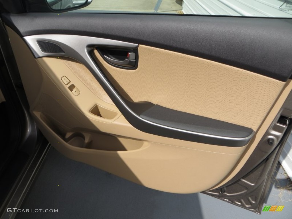 2013 Elantra Limited - Desert Bronze / Beige photo #16