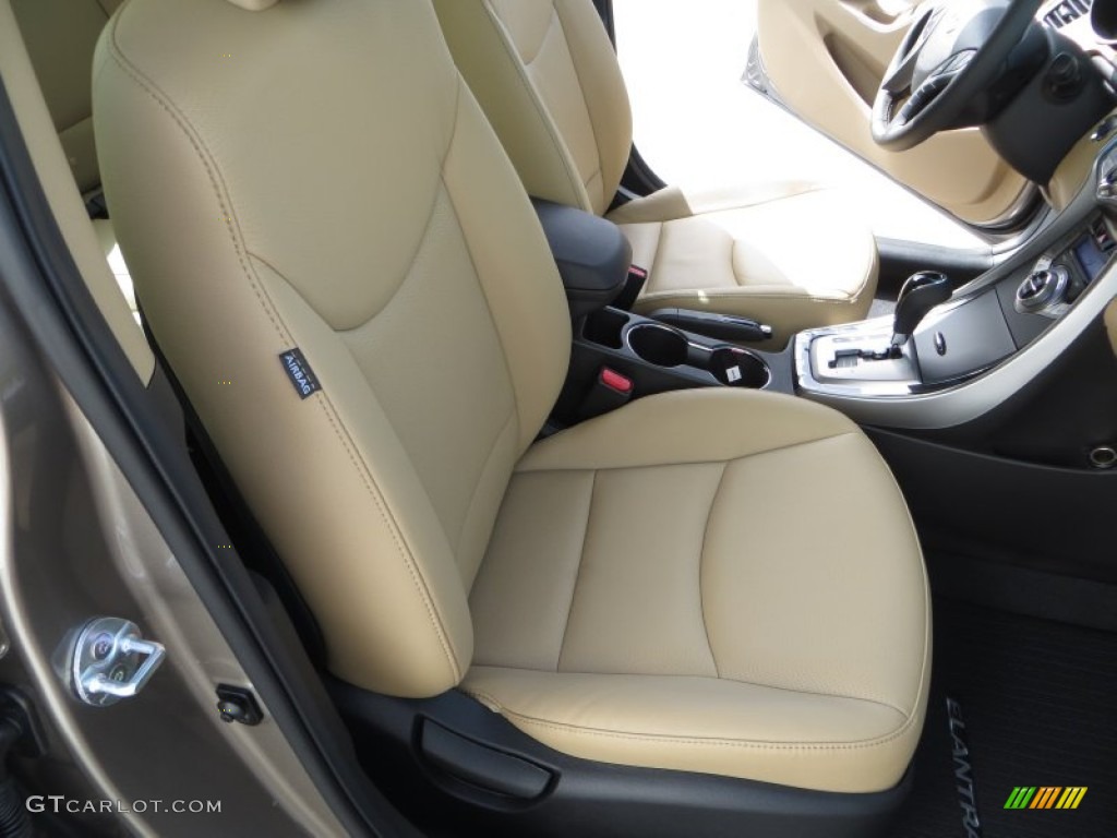 2013 Elantra Limited - Desert Bronze / Beige photo #18
