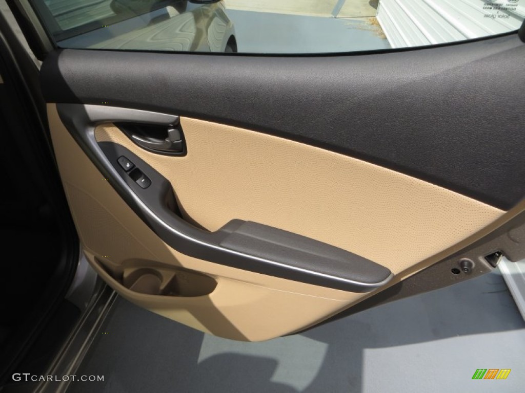 2013 Elantra Limited - Desert Bronze / Beige photo #19