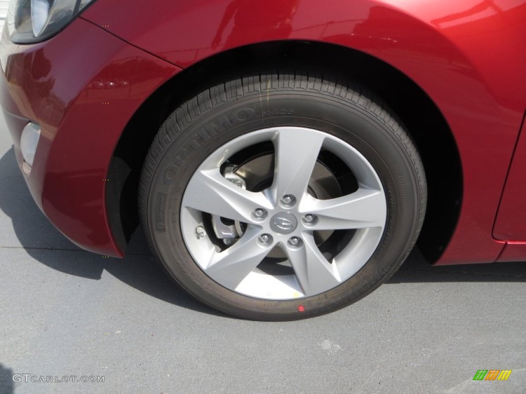 2013 Elantra GLS - Sparkling Ruby / Beige photo #10