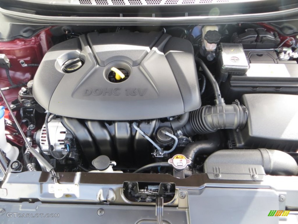 2013 Elantra GLS - Sparkling Ruby / Beige photo #14