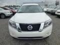 2014 Moonlight White Nissan Pathfinder S AWD  photo #2