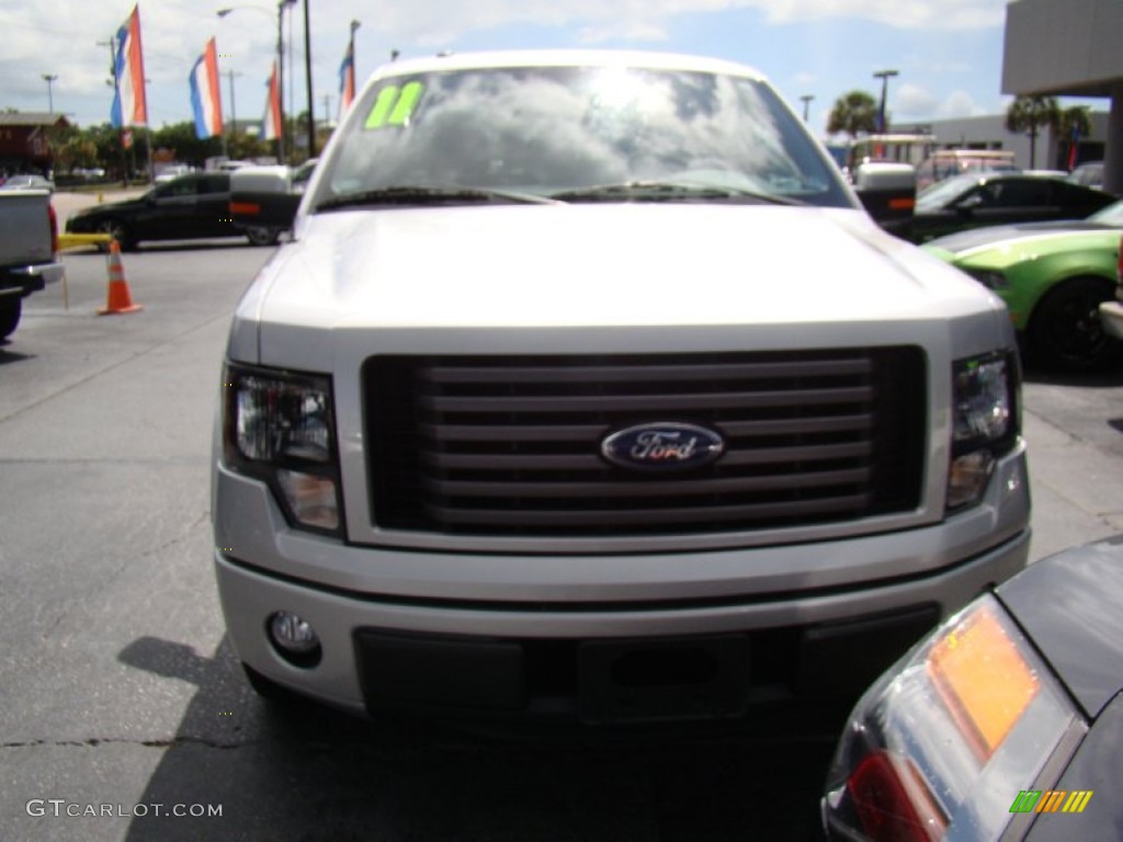 2011 F150 FX2 SuperCab - Ingot Silver Metallic / Black photo #3