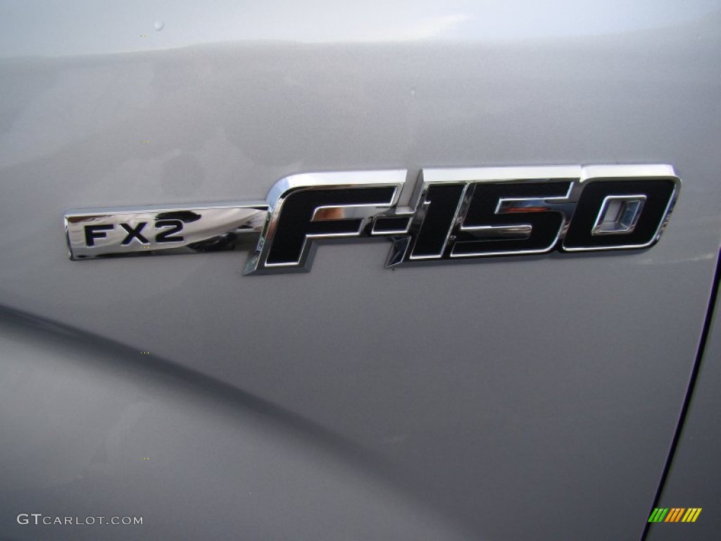 2011 F150 FX2 SuperCab - Ingot Silver Metallic / Black photo #28