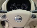 2014 Nissan Pathfinder Almond Interior Steering Wheel Photo