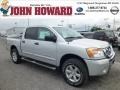 Brilliant Silver 2013 Nissan Titan SV Crew Cab 4x4