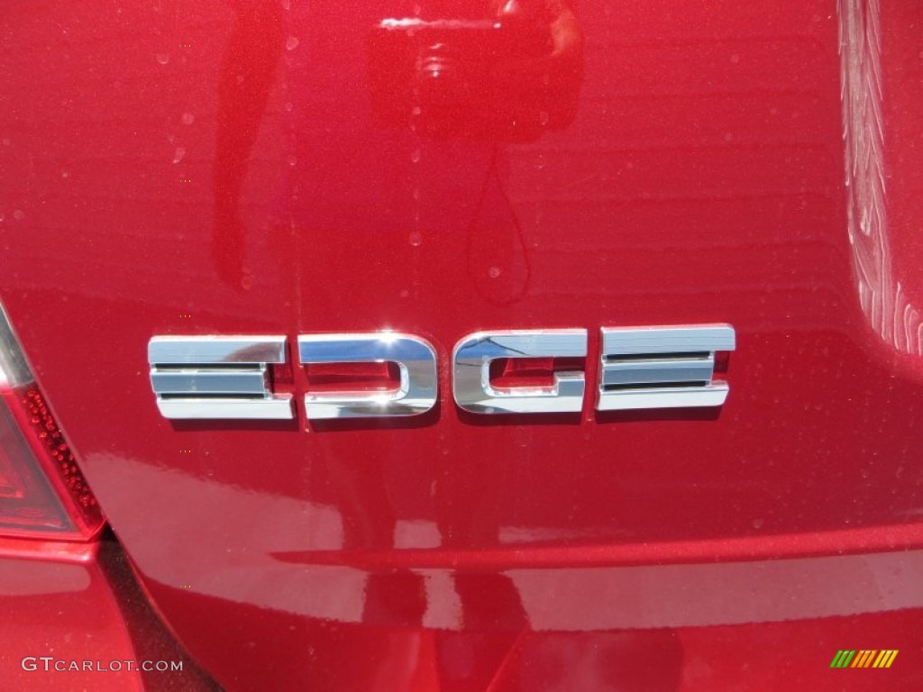 2013 Edge SEL - Ruby Red / SEL Appearance Charcoal Black/Gray Alcantara photo #12