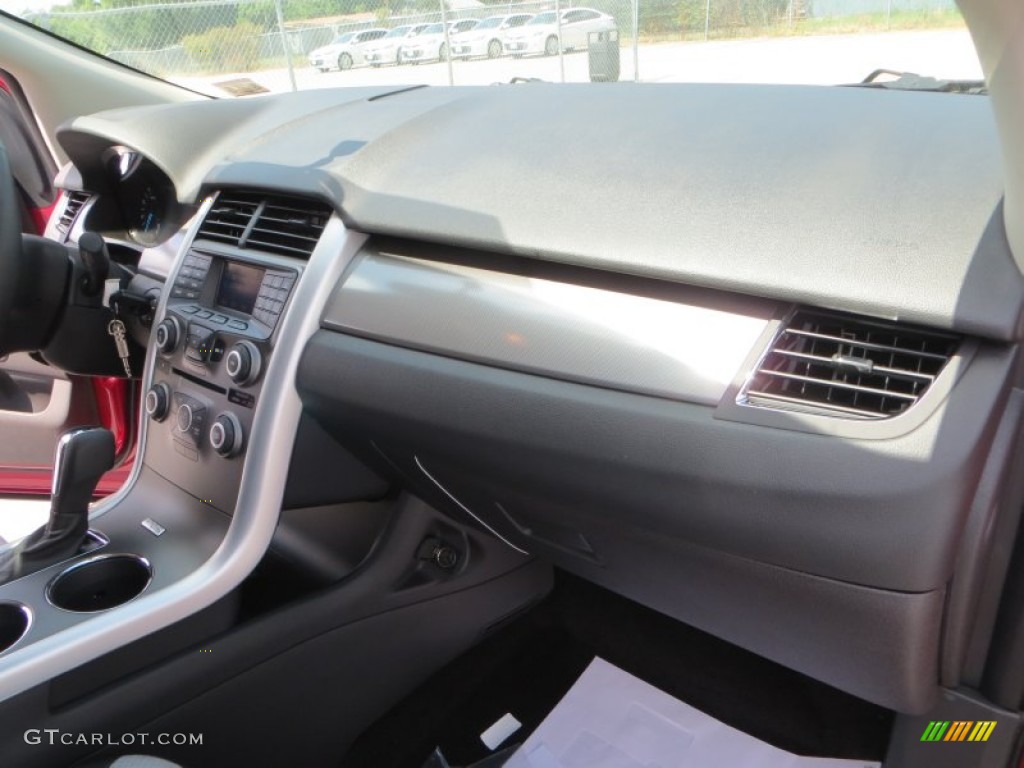 2013 Edge SEL - Ruby Red / SEL Appearance Charcoal Black/Gray Alcantara photo #16