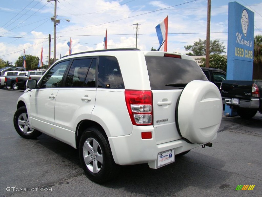 2006 Grand Vitara Premium - White Pearl / Black photo #29