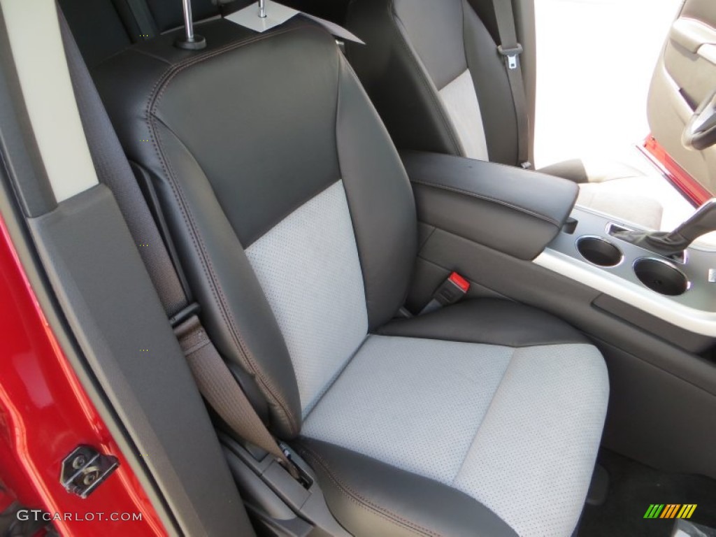2013 Edge SEL - Ruby Red / SEL Appearance Charcoal Black/Gray Alcantara photo #17