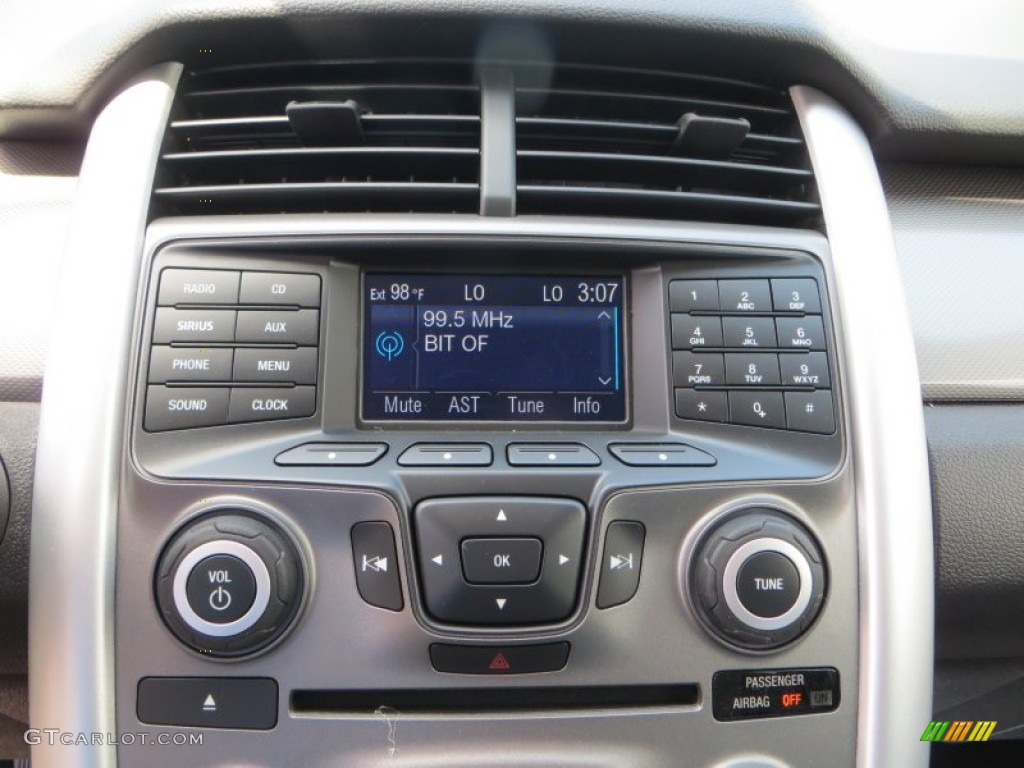 2013 Edge SEL - Ruby Red / SEL Appearance Charcoal Black/Gray Alcantara photo #28