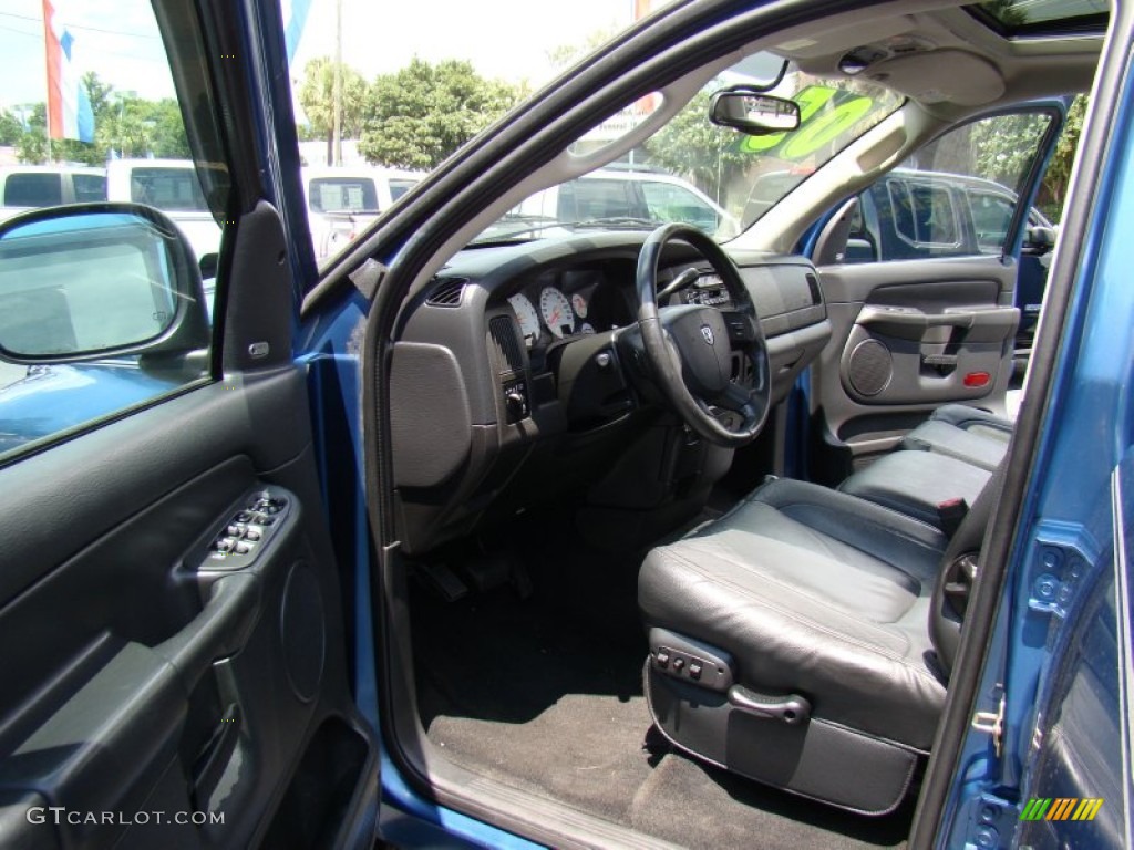 2005 Ram 1500 SLT Quad Cab 4x4 - Atlantic Blue Pearl / Dark Slate Gray photo #9