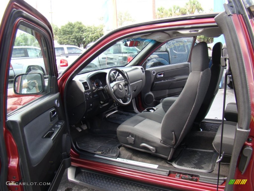 Dark Pewter Interior 2007 GMC Canyon SLE Extended Cab 4x4 Photo #84444797