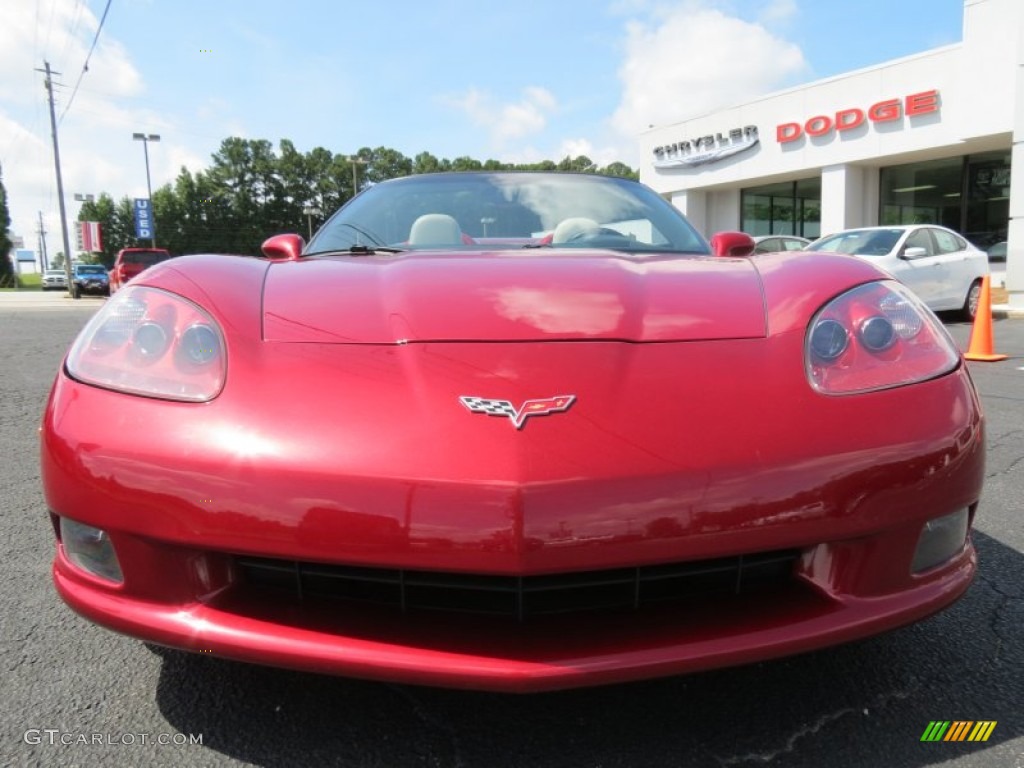 2008 Corvette Convertible - Crystal Red Metallic / Ebony/Titanium photo #2