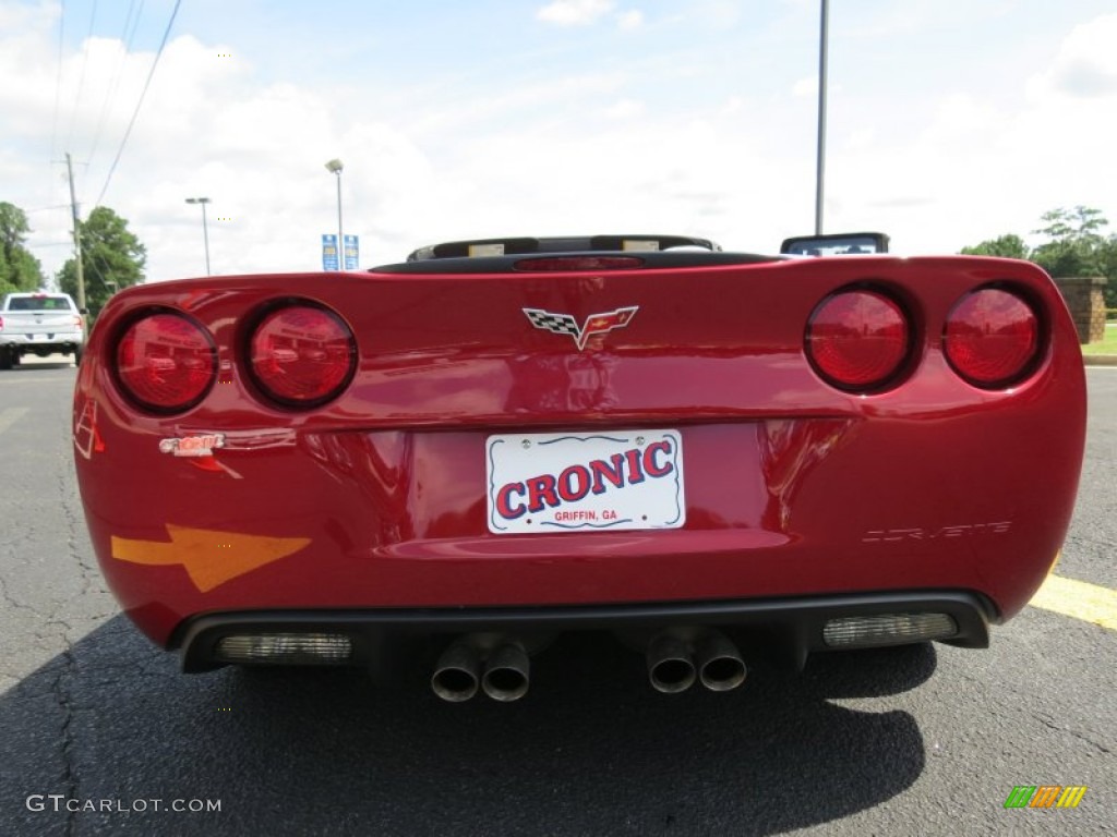 2008 Corvette Convertible - Crystal Red Metallic / Ebony/Titanium photo #6