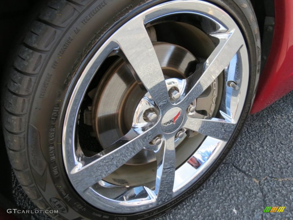 2008 Corvette Convertible - Crystal Red Metallic / Ebony/Titanium photo #9