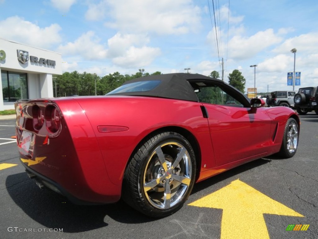 2008 Corvette Convertible - Crystal Red Metallic / Ebony/Titanium photo #15