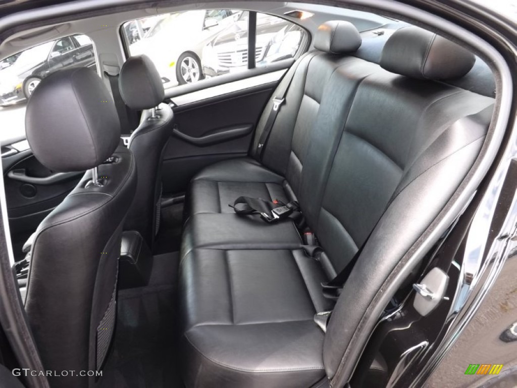 2002 3 Series 325xi Sedan - Jet Black / Black photo #6