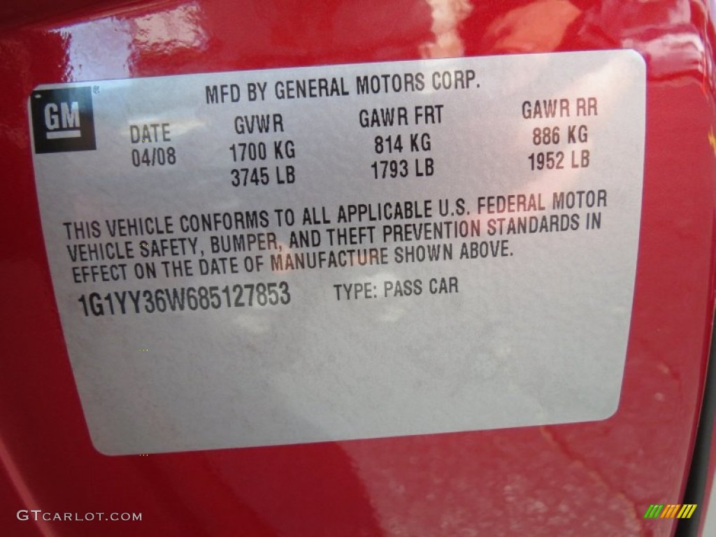 2008 Corvette Convertible - Crystal Red Metallic / Ebony/Titanium photo #23