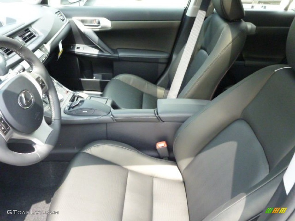 2013 CT 200h Hybrid - Starfire White Pearl / Black photo #10