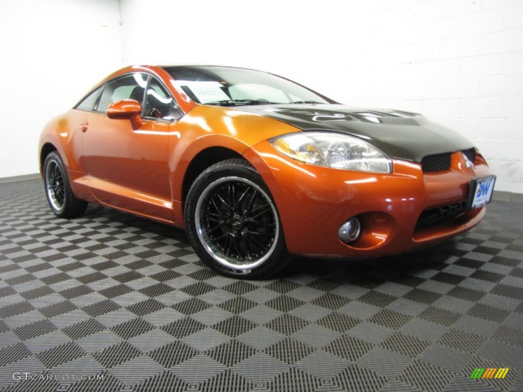 2006 Eclipse GT Coupe - Sunset Orange Pearlescent / Dark Charcoal photo #1
