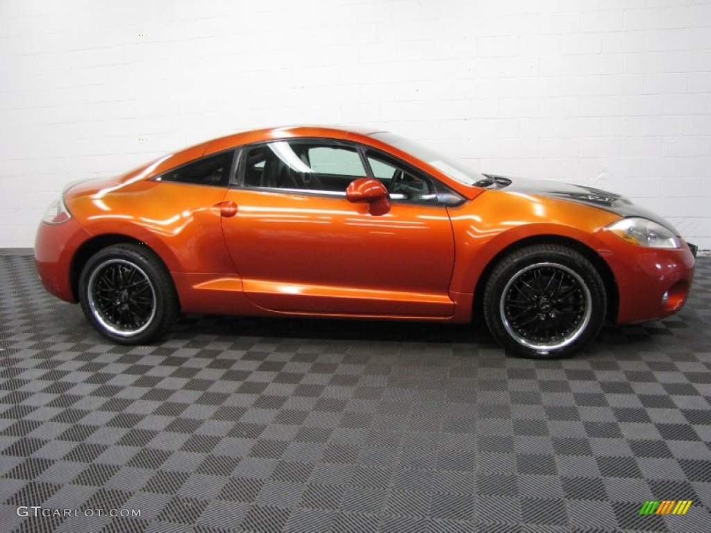 2006 Eclipse GT Coupe - Sunset Orange Pearlescent / Dark Charcoal photo #3