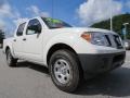 2013 Glacier White Nissan Frontier S V6 Crew Cab  photo #6